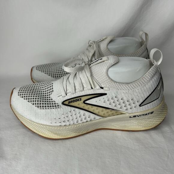 Brooks Shoes - Brooks Levitate StealthFit 6 1203851B170 Women's Sneaker 9 B White Running Shoes